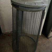 Trespolo zincato a caldo immondizia