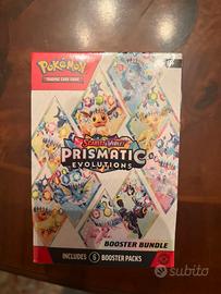 booster box evoluzioni prismatiche Pokemon SV8.5 Bundle 6 buste (ITA)  Gradedstore Pokemon Evoluzioni Prismatiche x5 Booster