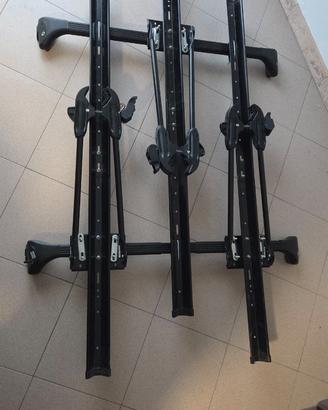 3 portabici + sbarre portapacchi