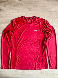 Maglietta Nike Dri-Fit Uomo Rossa