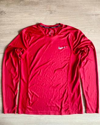 Maglietta Nike Dri-Fit Uomo Rossa