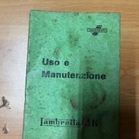 LIBRETTO USO E MAN LAMBRETTA 125 LI