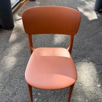 set di sedie marroncino