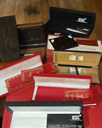 Cartier box monttblanc omas dupont  montegrappa