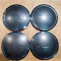 Set tappi coprimozzo Fiat 500