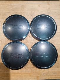 Set tappi coprimozzo Fiat 500