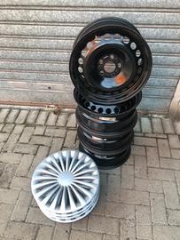 4 cerchi in acciaio Kromag misura 6,5J x 16’ 5x108