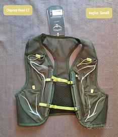 zaino gilet Osprey Duro LT  tg. S col. Verde *NEW