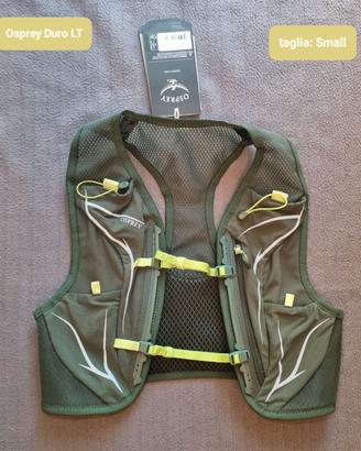 zaino gilet Osprey Duro LT  tg. S col. Verde *NEW