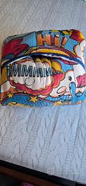 trapunta fumetti invernale per letto singolo