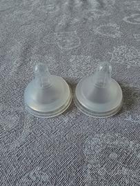 2 tettarelle Lensinoh flusso lento