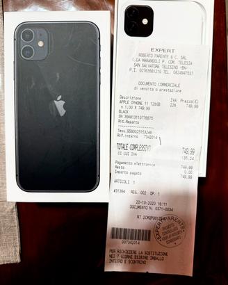 Iphone 11 128GB nero