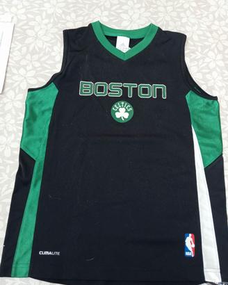 Canotta basket Adidas Boston Celtics tg. 12 anni