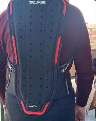 giubotto moto protezione schiena