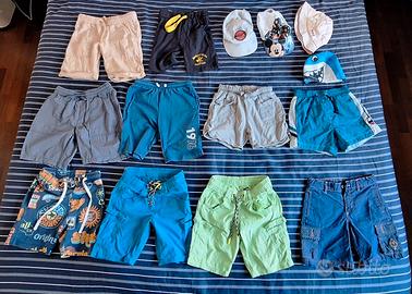 9 pantaloni, 1 costume+c., 3 cappelli 4-5  (pac4)