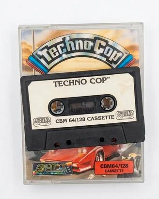 Commodore 64 / 128 CBM C64 TechnoCop videogioco