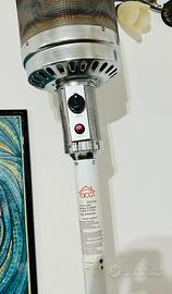 Fungo Patio a Gas per esterno bianco