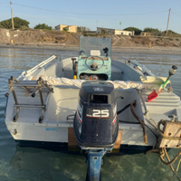 Barca Open motore e carrello completo di tutto