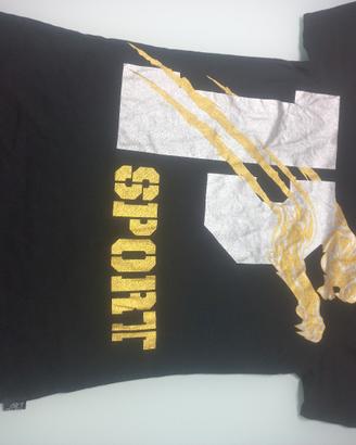 Plein Sport tshirt  girocollo nera mis. M