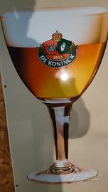 Insegna smaltata birra Belga: " DE KONINCK "