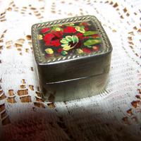 Portapillole Dipinto Miniato del'900