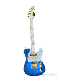 Chitarra di Liuteria TELE GOLD con Top in Acero