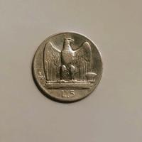 Moneta da 5 lire del 1926 - Vittorio Emanuele III 