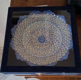 piatto decorativo , ARTE PERSIANA MINAKARI