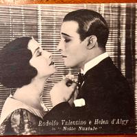 Cartolina Rodolfo Valentino Cinema