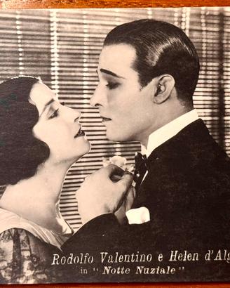 Cartolina Rodolfo Valentino Cinema