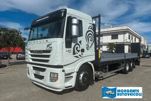 Iveco Stralis 420 3 assi E5 pianale nuovo e rampe