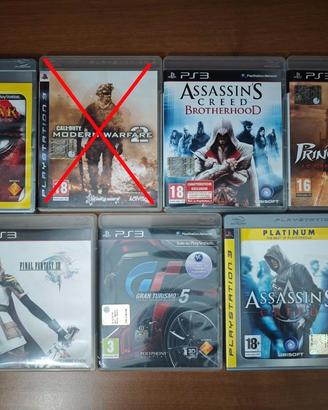 Lotto giochi PS3