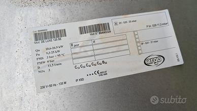 scheda madre caldaia Argo de luxe 125 se