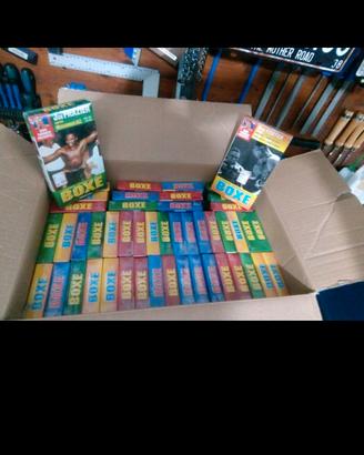 VHS più libri i giganti della boxe 