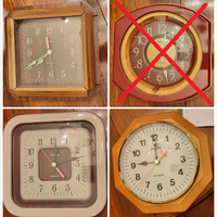 Orologi da parete vintage anni '80 - 35€ cad