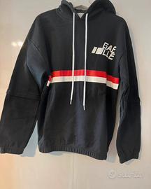 Felpa Gaëlle da uomo nera, rossa e bianca