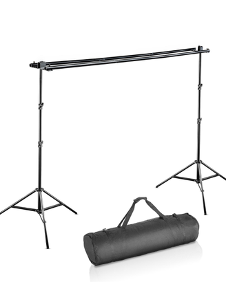 Supporto fondale fotografico doppia traversa 2.75M