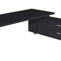 Scrivania direzionale con mobile e cassettiera