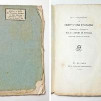 LETTERA RARISSIMA DI CRISTOFORO COLOMBO 1810