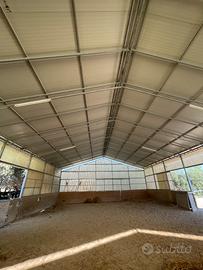 Capannone/Tensostruttura zincata smonabile