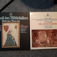 7 vinili musica vivaldi e medievale dischi lp