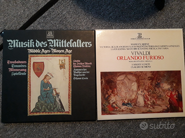 7 vinili musica vivaldi e medievale dischi lp