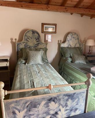 Letti in lamiera dipinti a mano primi 900