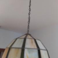 Lampadario abat jour stile liberty vintage