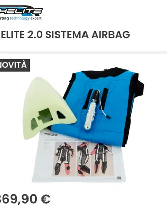 Airbag moto Helite 2.0 elettronico