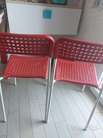 Sedie rosse