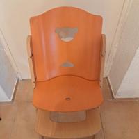 Seggiolone legno pali