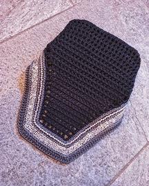 cuffia cavallo con glitter e perle