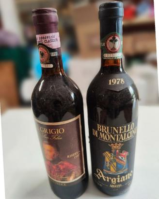 Brunello di Montalcino annata 1978 cantina Argiano