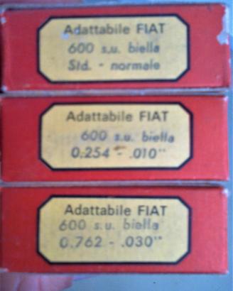 Bronzine Fiat 600 1°serie - 600 D - 1100 B E D R